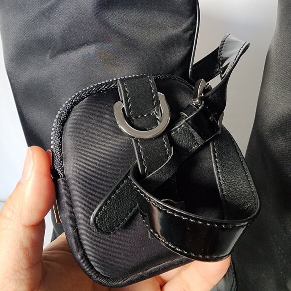 Prada Tall Leather Riding Boots - Black, Size 38, Mid-Heel Block Heel, Round Toe - Picture 11 of 16